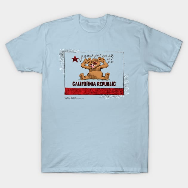 California LaLaLaLaLaLa T-Shirt by Cagle Cartoons